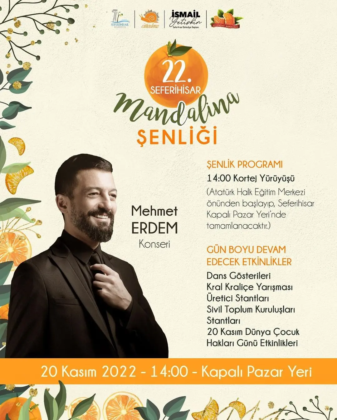 22. Mandalina Şenliği’nde hazırlıklar tamam