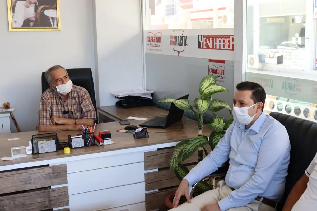 Ak parti milletvekili Kaya haber merkezimizi ziyaret etti