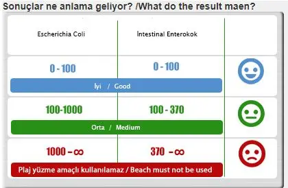 Akarca Plajı koli basili oranı açıklandı