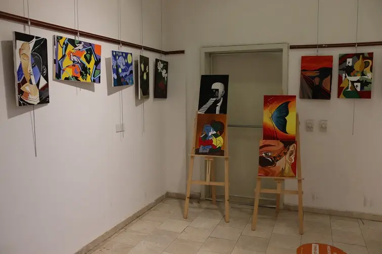 Asil Nadir Anadolu Lisesi öğrencilerinden yıl sonu sergisi