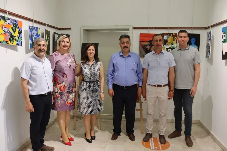 Asil Nadir Anadolu Lisesi öğrencilerinden yıl sonu sergisi