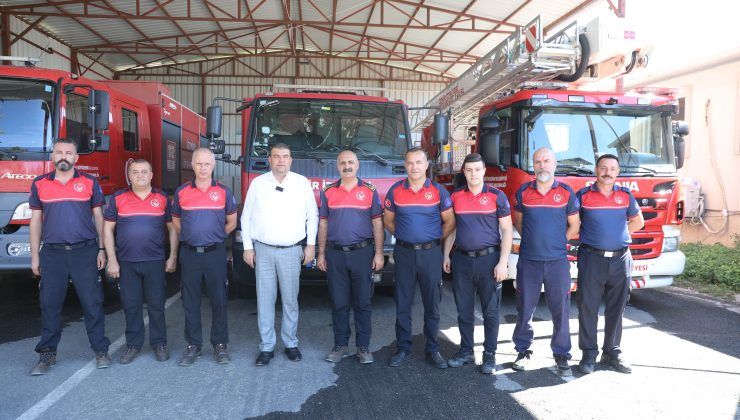 Başkan Yetişkin’den İtfaiye Haftası’nda anlamlı ziyaret