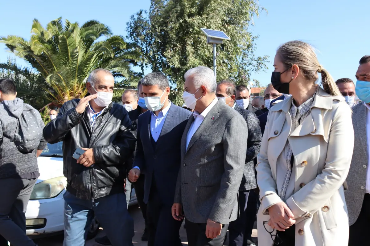 Binali Yıldırım’dan Seferihisar’a geçmiş olsun ziyareti