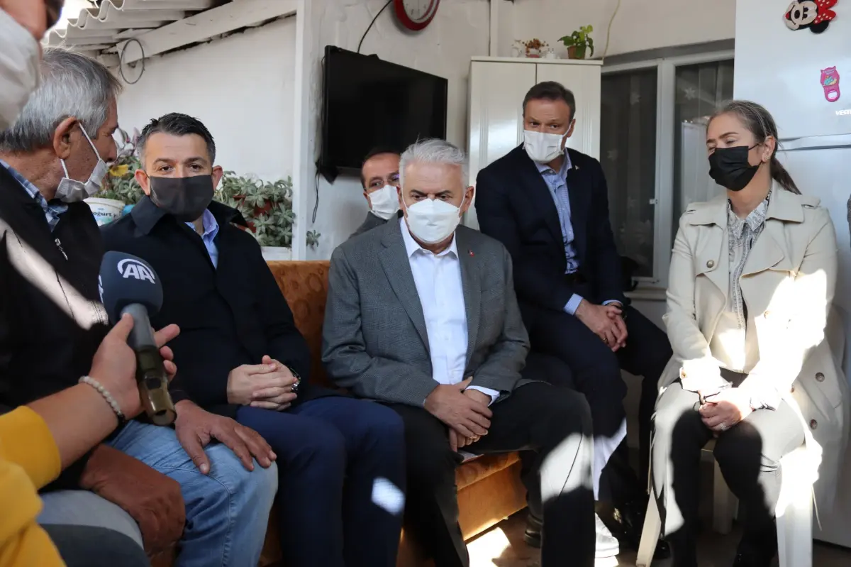 Binali Yıldırım’dan Seferihisar’a geçmiş olsun ziyareti