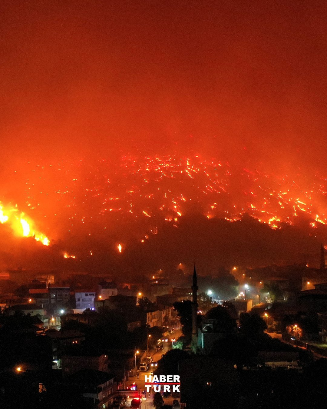 BURSA’DA ÜÇ İLÇEDE ORMAN YANGINI: TAHLİYELER BAŞLADI