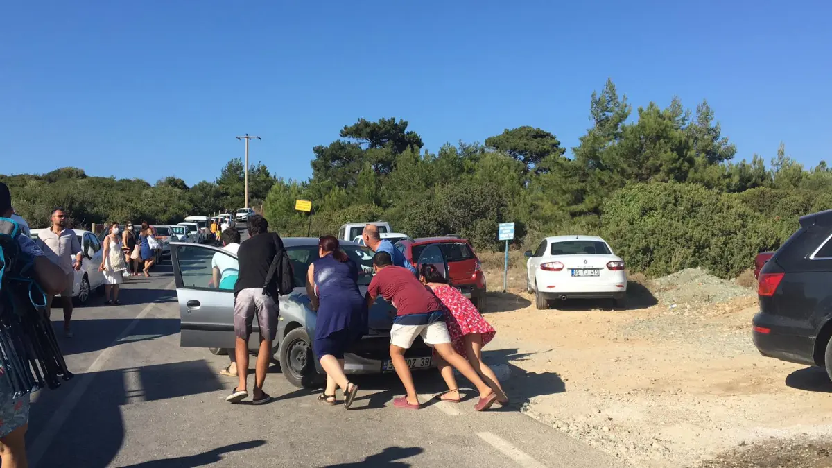 Ekmeksiz’de yangın