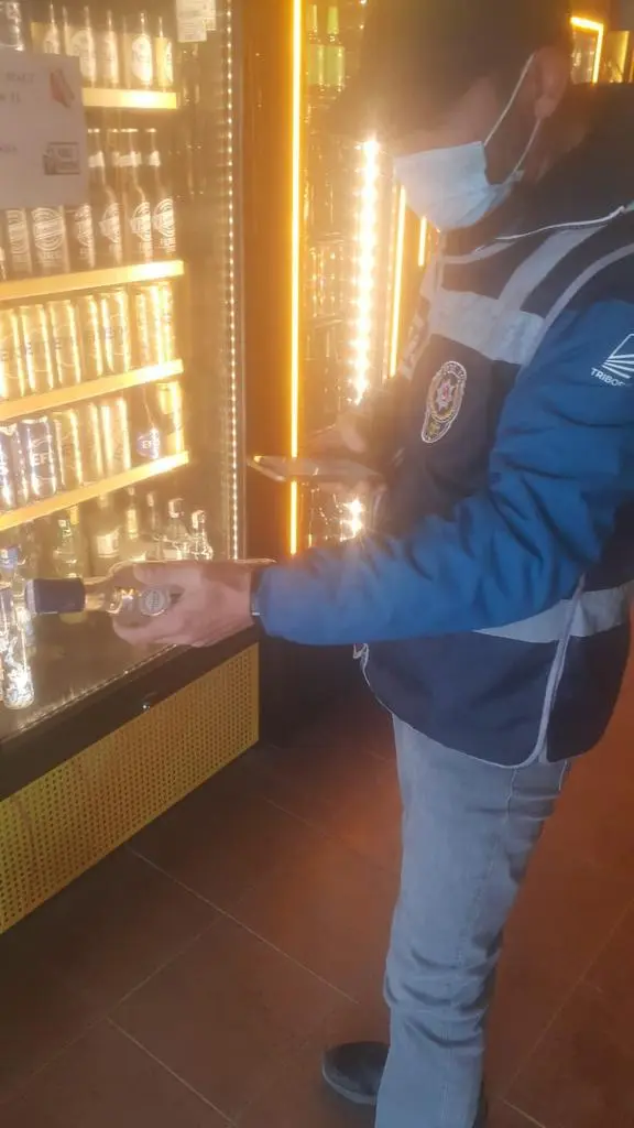 Emniyet Müdürlüğü’nden sahte alkol denetimi