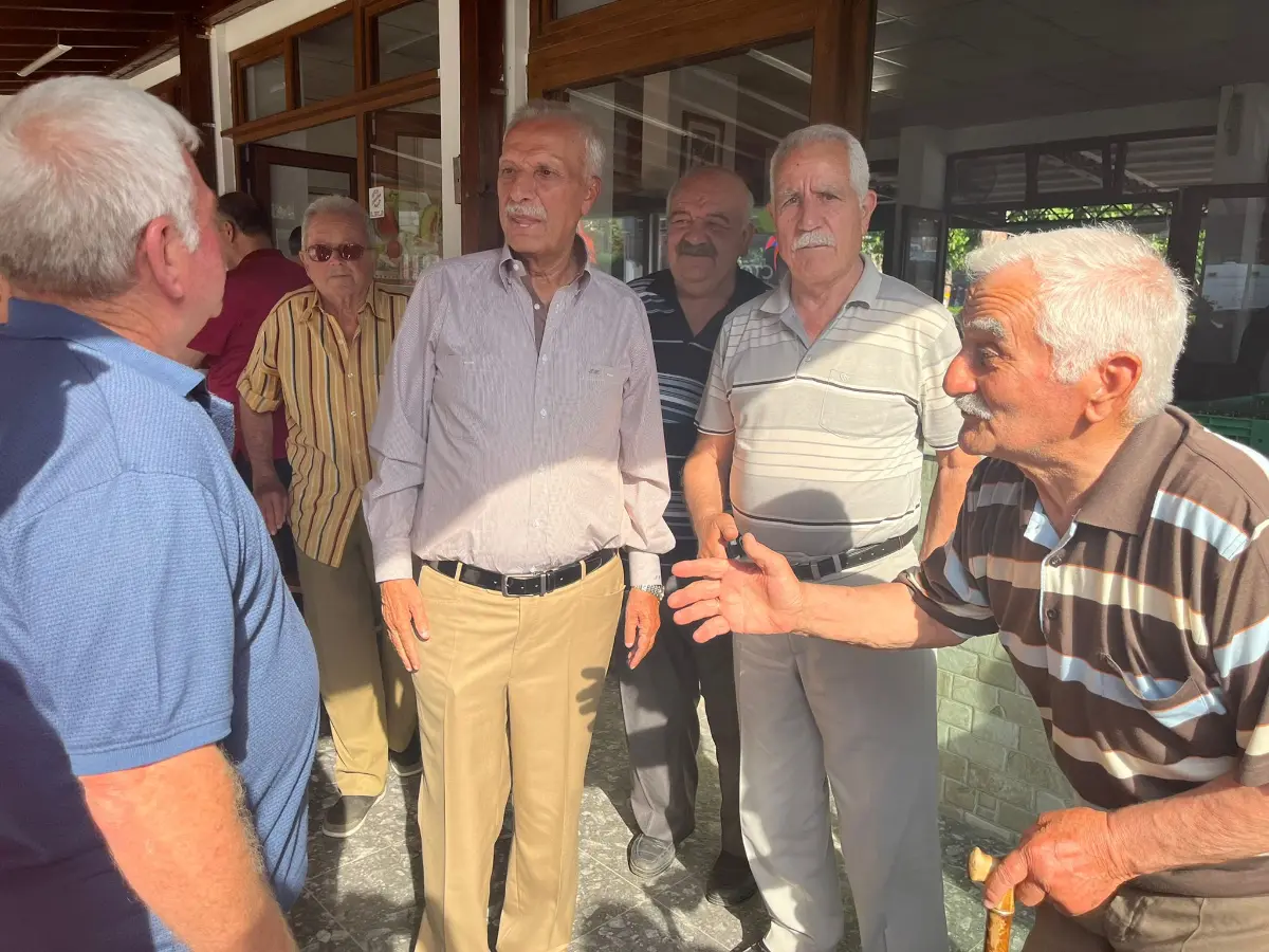Hayırsever işadamı Necat Hepkon Seferihisar’da! İlçenin çınarlarıyla buluştu