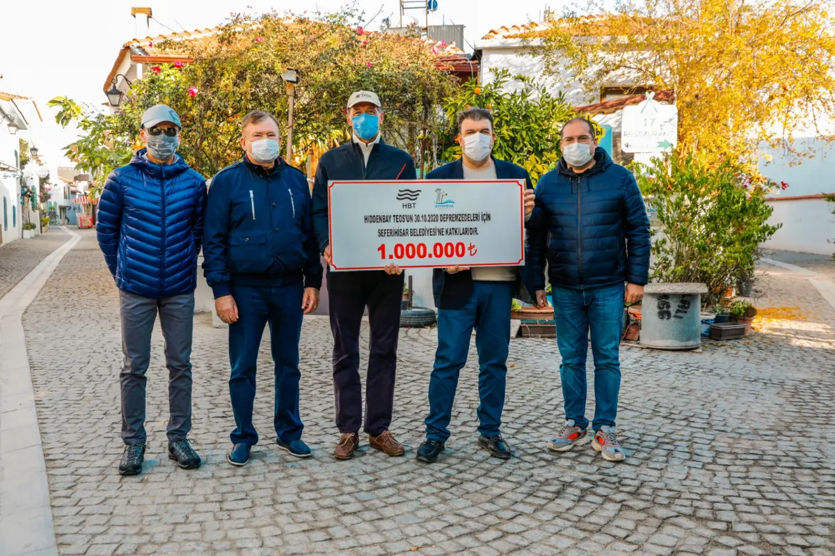Hiddenbay Teos’tan afetzedelere büyük destek geldi