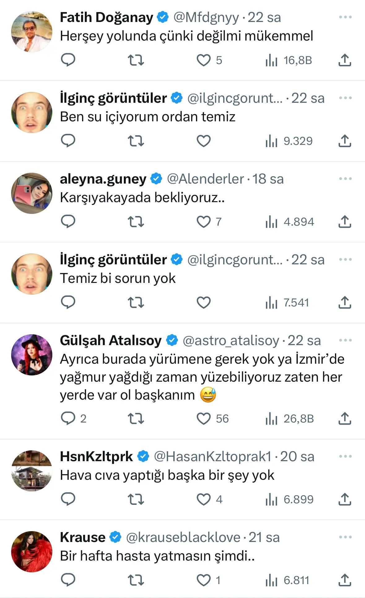 "Körfezde yüzeceğim” dedi, Güzelbahçe’de yüzdü sosyal medya yıkıldı!