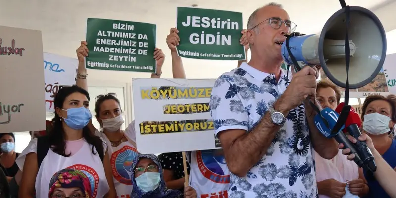 Köylüler JES şirketini davul zurna ile uğurladı
