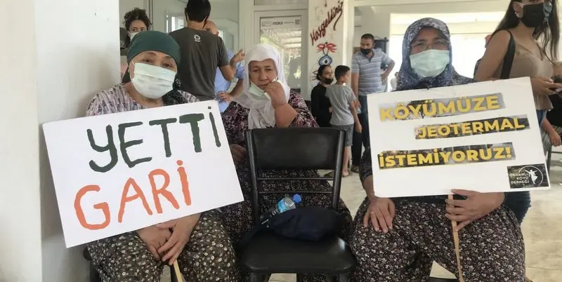 Köylüler JES şirketini davul zurna ile uğurladı