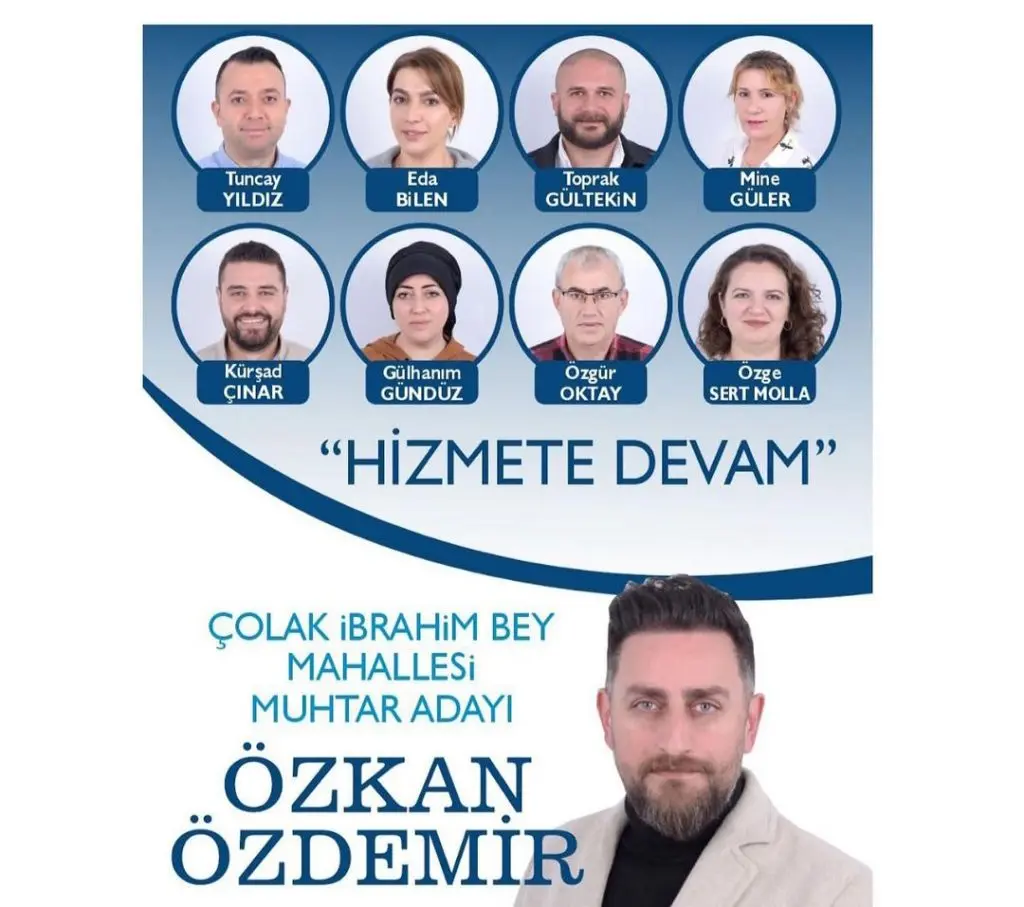 Muhtar Özkan Özdemir: "Hizmetler için desteğinizi bekliyoruz”