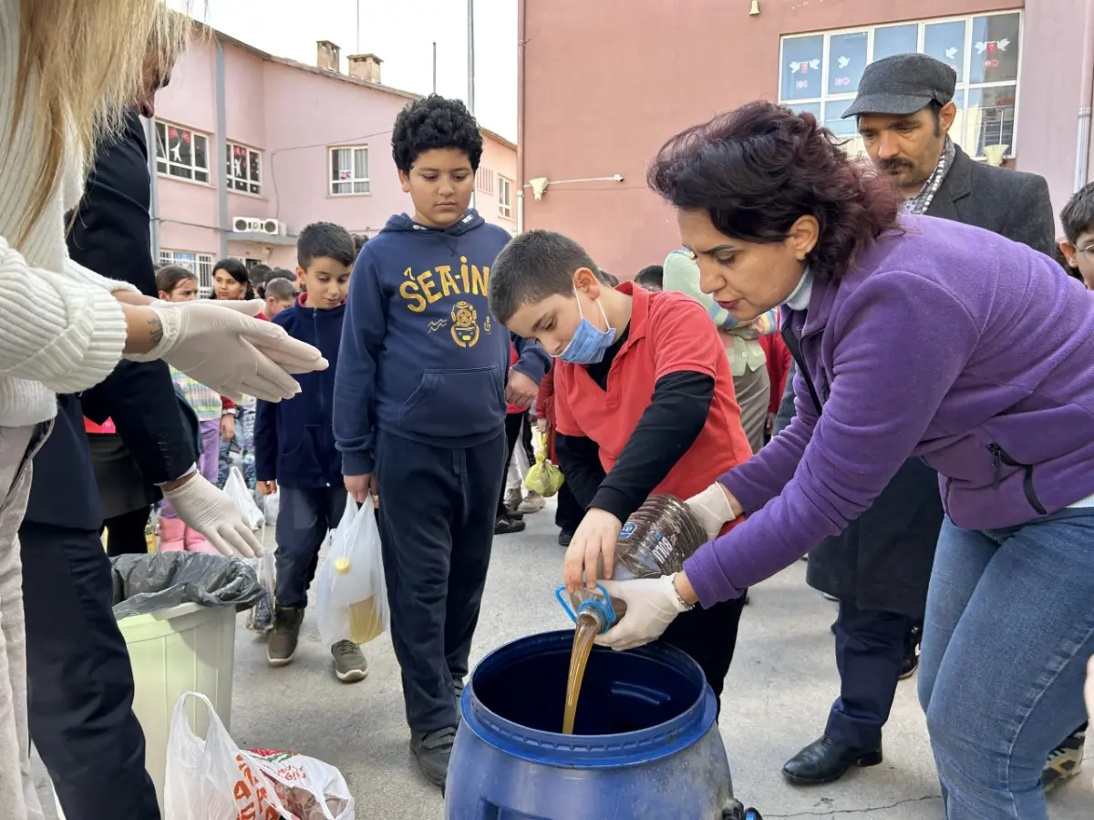 Öğrencilerden doğa dostu çalışma