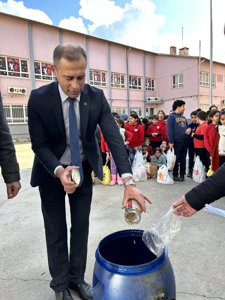 Öğrencilerden doğa dostu çalışma