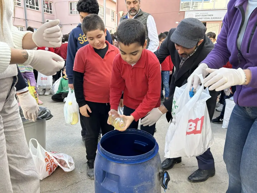 Öğrencilerden doğa dostu çalışma
