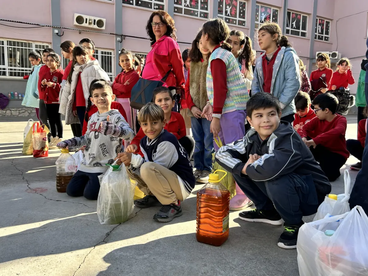 Öğrencilerden doğa dostu çalışma