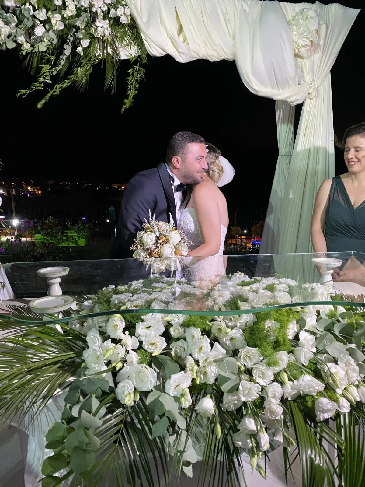 Pehlivan ve Dinçer ailelerinin mutlu günü