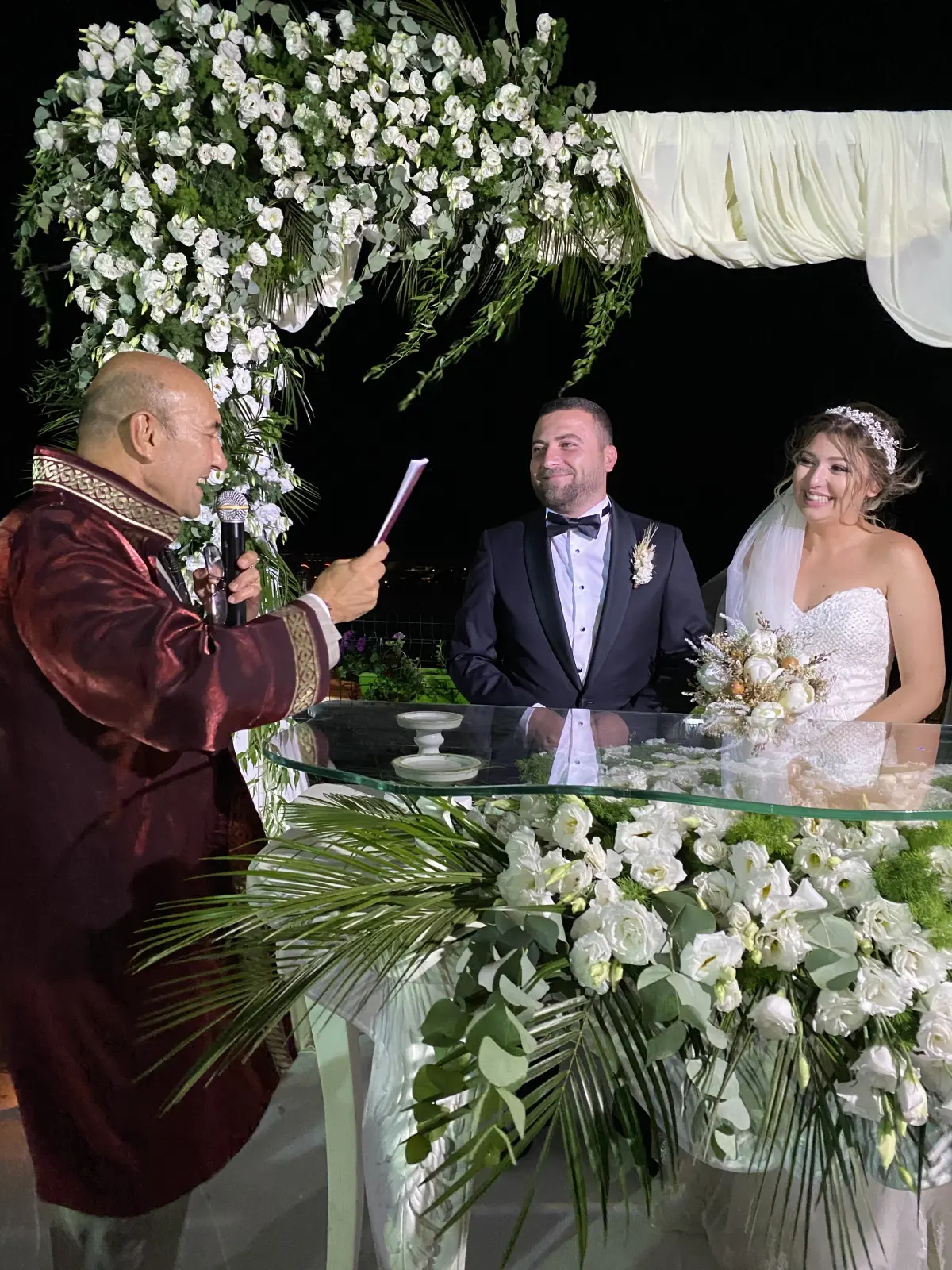 Pehlivan ve Dinçer ailelerinin mutlu günü