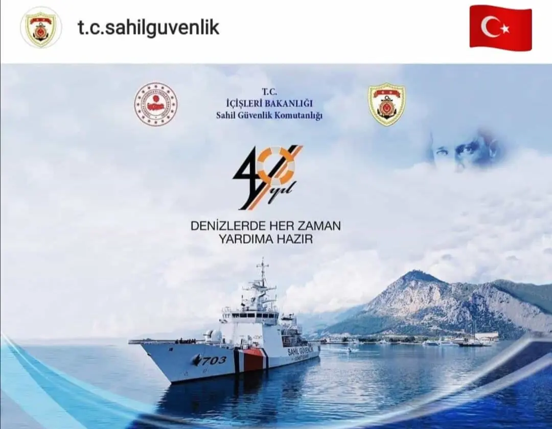 Sahil Güvenlik Komutanlığının 40’ıncı kuruluş yıldönümünü