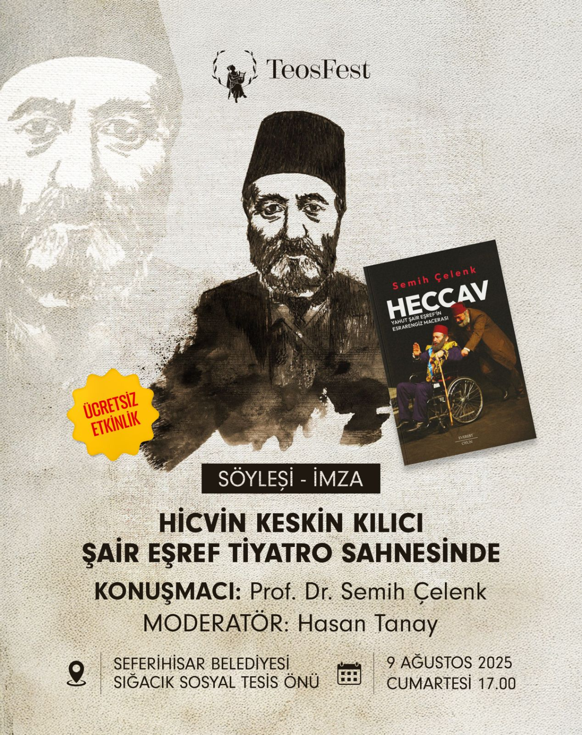 Seferihisar 9 Ağustos’ta sanat, edebiyat, müzik ve denizle buluşuyor