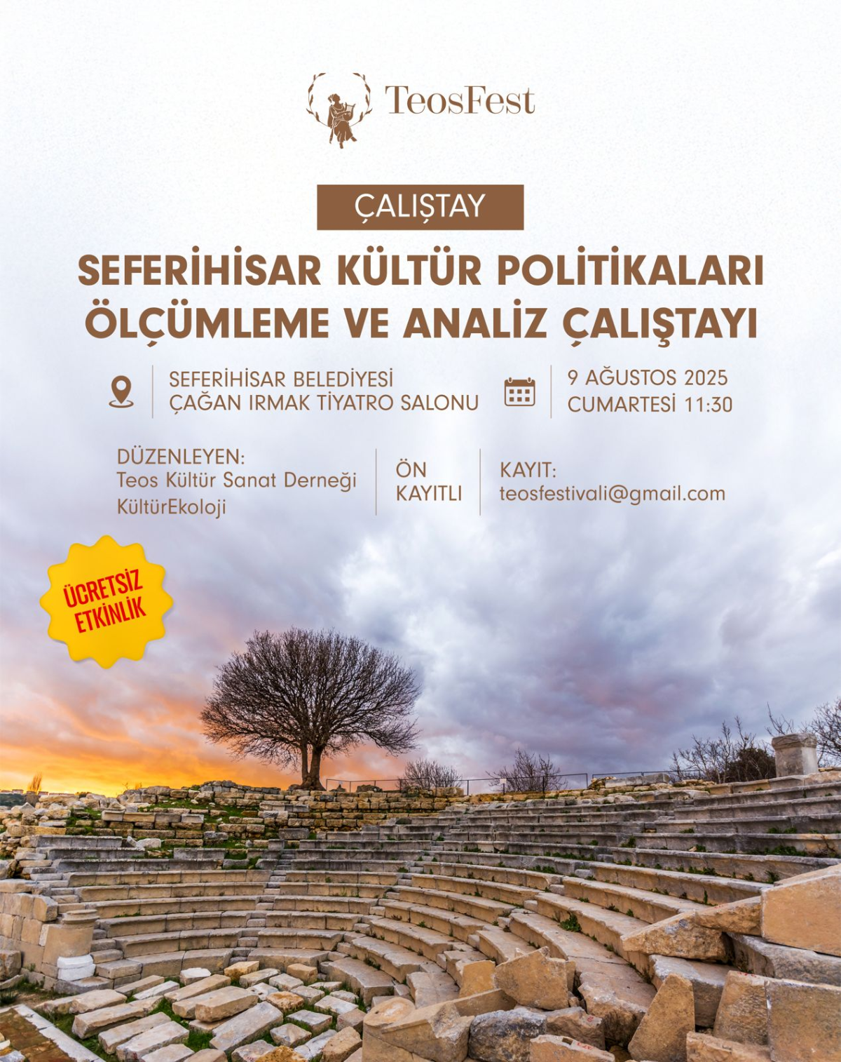 Seferihisar 9 Ağustos’ta sanat, edebiyat, müzik ve denizle buluşuyor