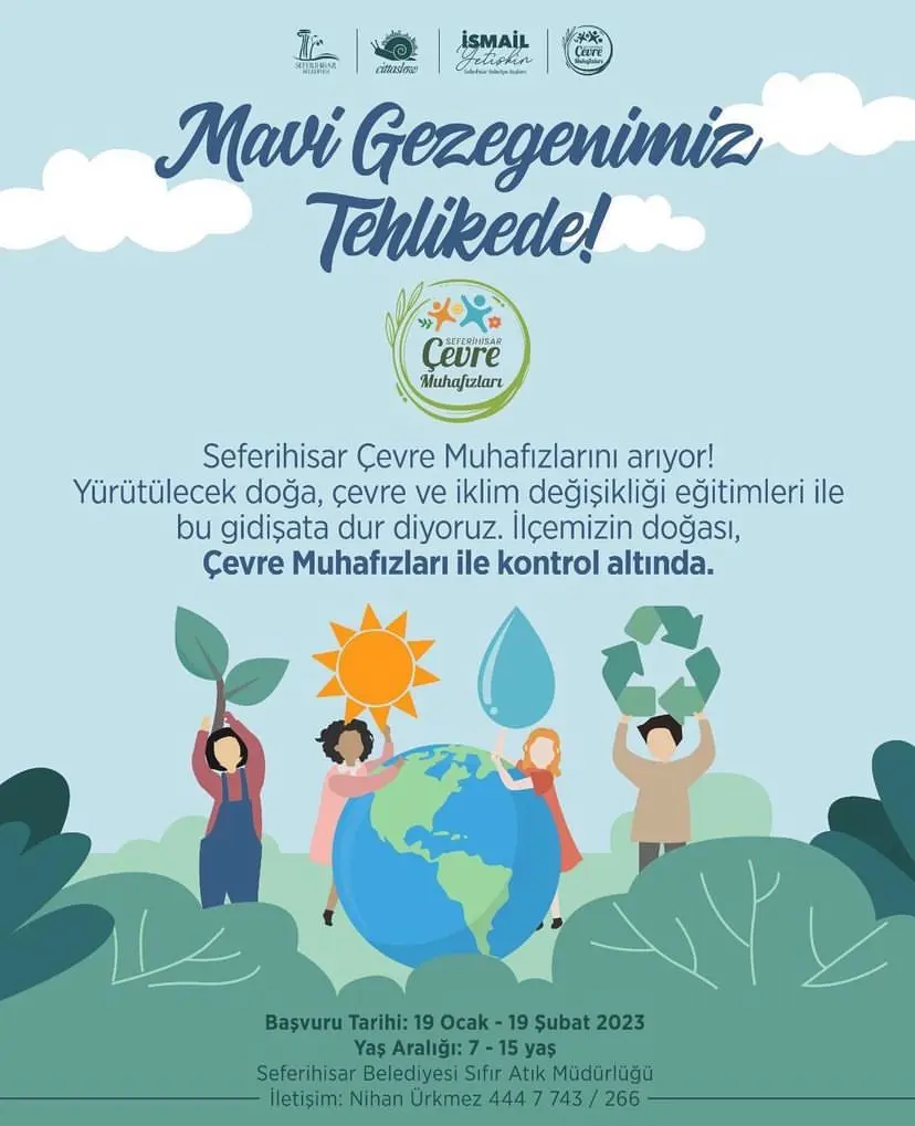 Seferihisar Belediyesi çocuklardan oluşan ‘Çevre Muhafızları’ ekibi kuruyor
