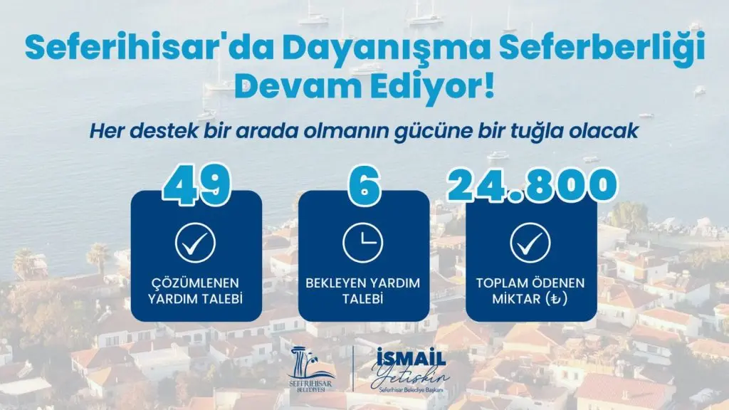 Seferihisar dayanışması sürüyor