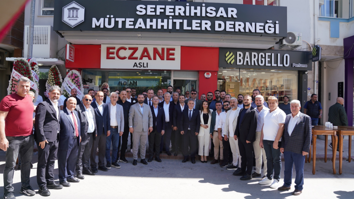 Seferihisar Müteahhitler Derneği açıldı: "Kent estetiği ve dayanışma için yola çıktık”