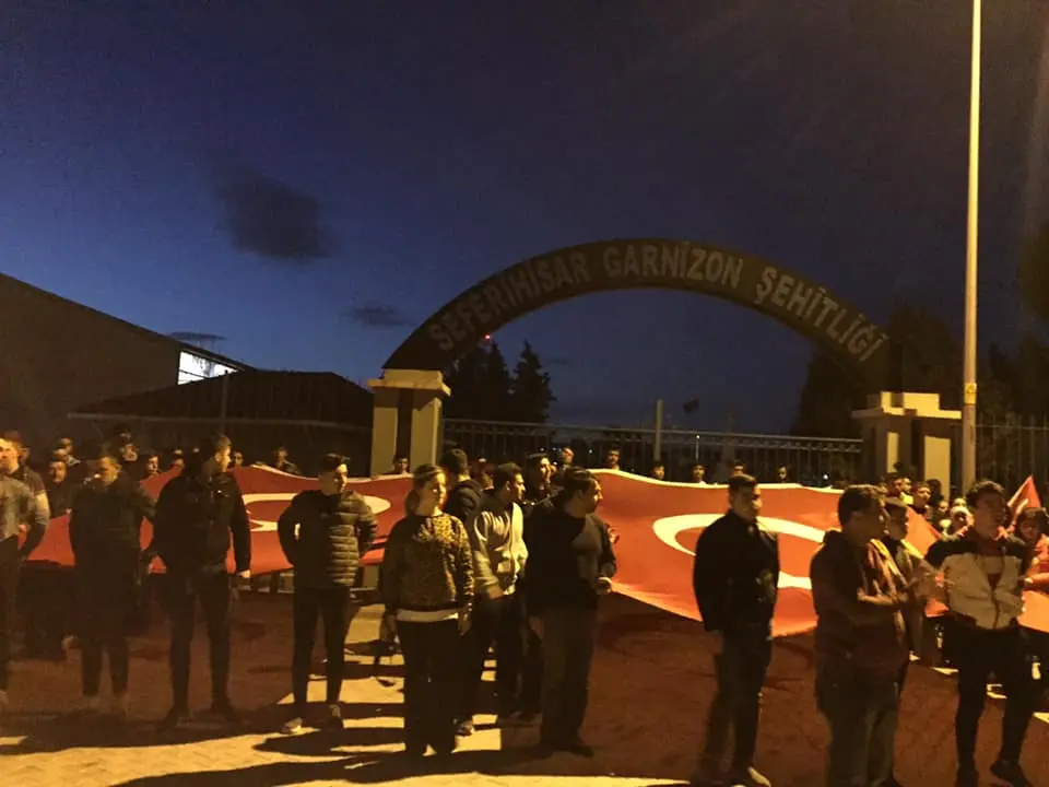 Seferihisar, şehitler için yürüdü
