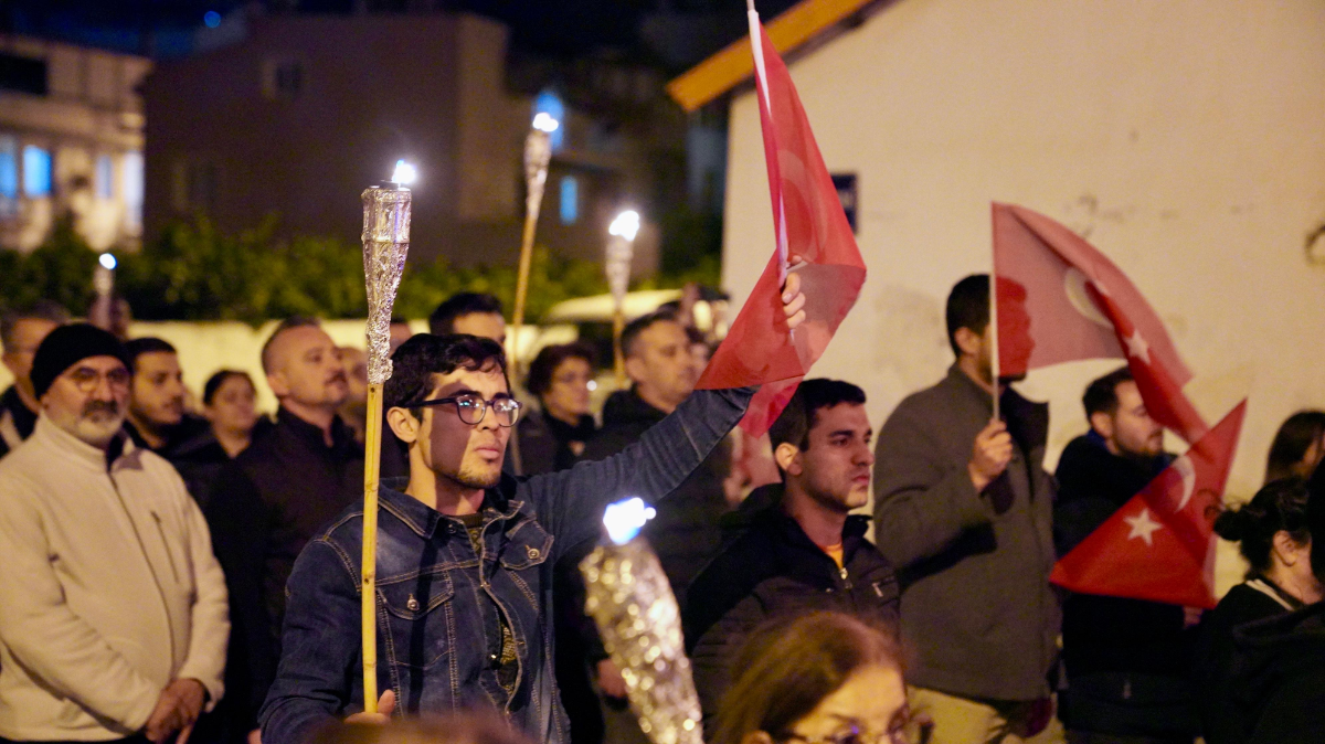 Seferihisar şehitleri için yürüdü
