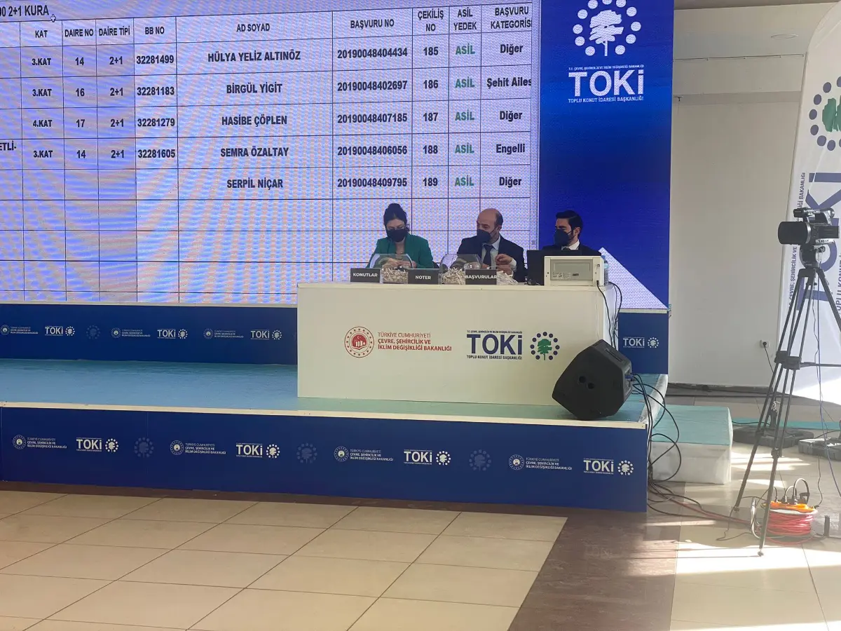 Seferihisar TOKİ’nin konut belirleme kurası bugün çekiliyor