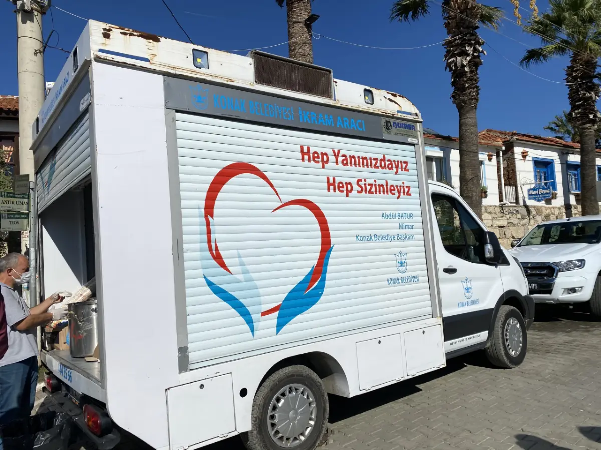 Seferihisar’da deprem sonrası dayanışma örneği