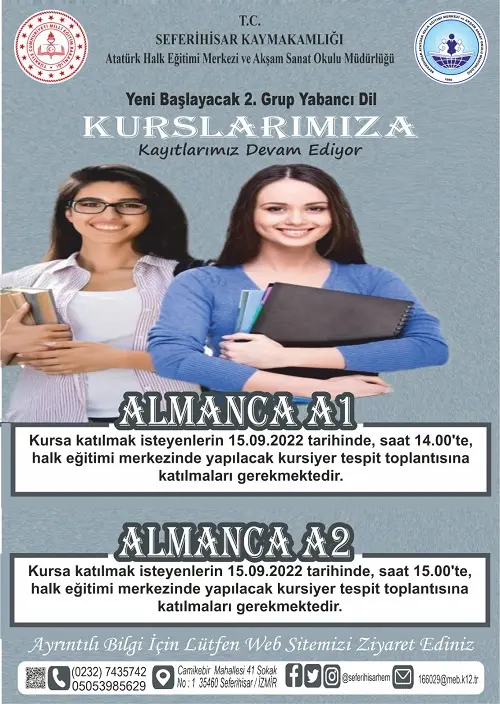 Seferihisar’da Halk Eğitim Kursları başladı
