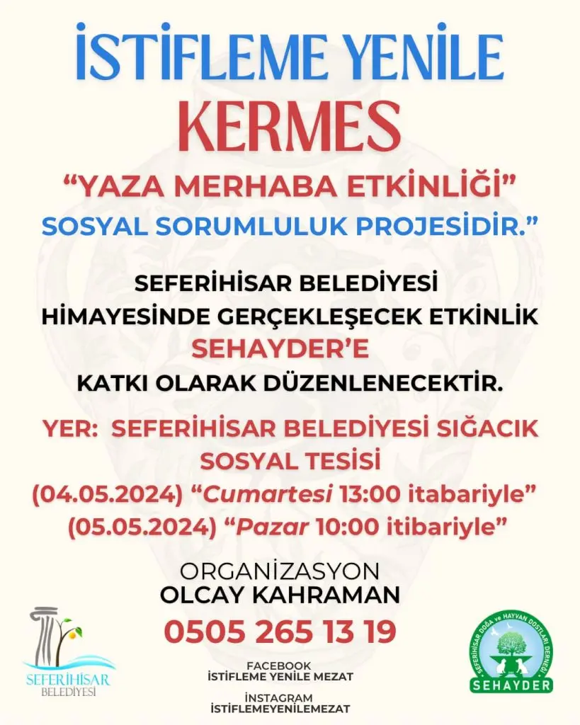 Seferihisar’da sosyal sorumluluk projesi
