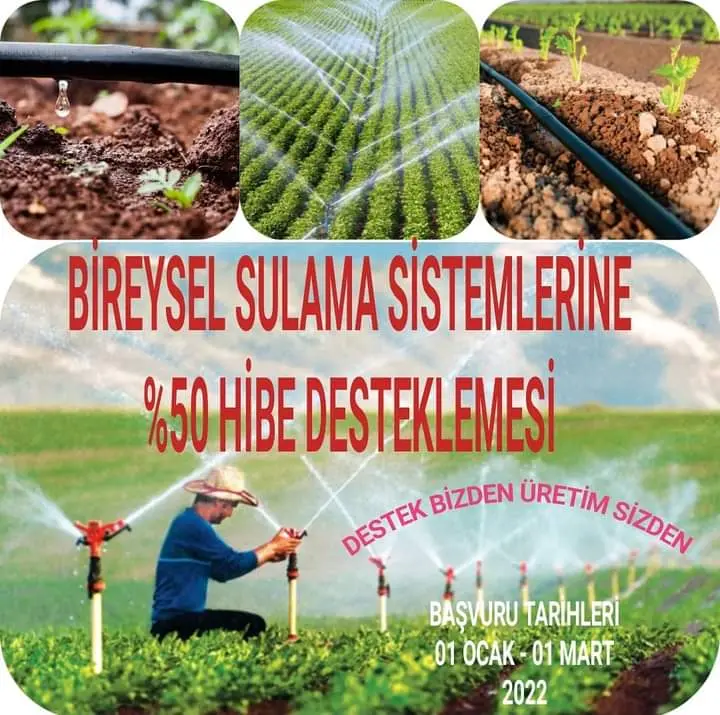 Seferihisarlı üreticilerin dikkatine! Bireysel sulama sistemleri destekleri başladı
