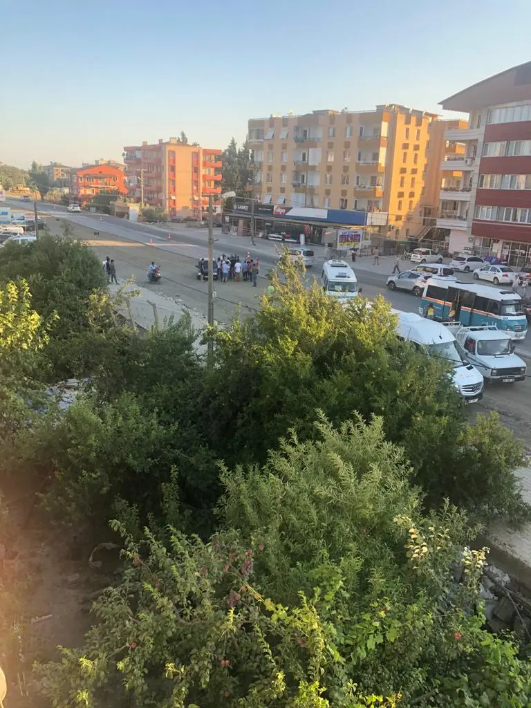 Yol yapım çalışması kazaya neden oldu