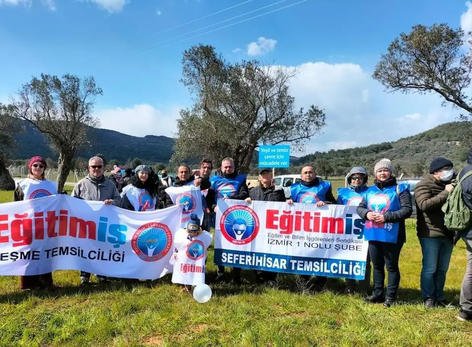 Zeytinlikler için  el ele