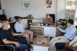 Ak parti milletvekili Kaya haber merkezimizi ziyaret etti