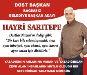 Bağımsız başkan adayı Hayri Sarıtepe,seçime iddialı hazırlanıyor