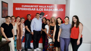 Başkan Yetişkin CHP Seferihisar’da kadınlarla buluştu
