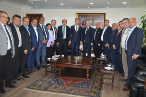 Deniz Yücel’den İZESOB’a ziyaret