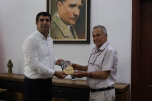 Gazetemizden yeni kaymakama ziyaret