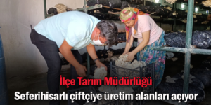 İlçe Tarım Müdürlüğü teşvik ediyor, çiftçiler üretiyor