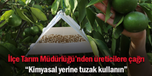 İlçe Tarım Müdürlüğü, turunçgil üreticilerini uyardı