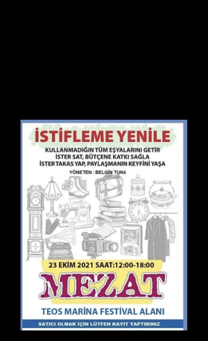 ‘İstifleme yenile mezatı’nın geliri kimsesizlere