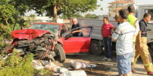 Kocaçay köprüsünde kaza