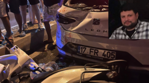 Kuşadası Caddesi’nde acı kaza