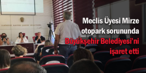 Meclis üyesi Mirze’den otopark çağrısı