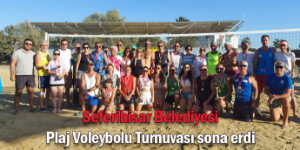 Plaj Voleybol Turnuvası’nda kupa sahibini buldu